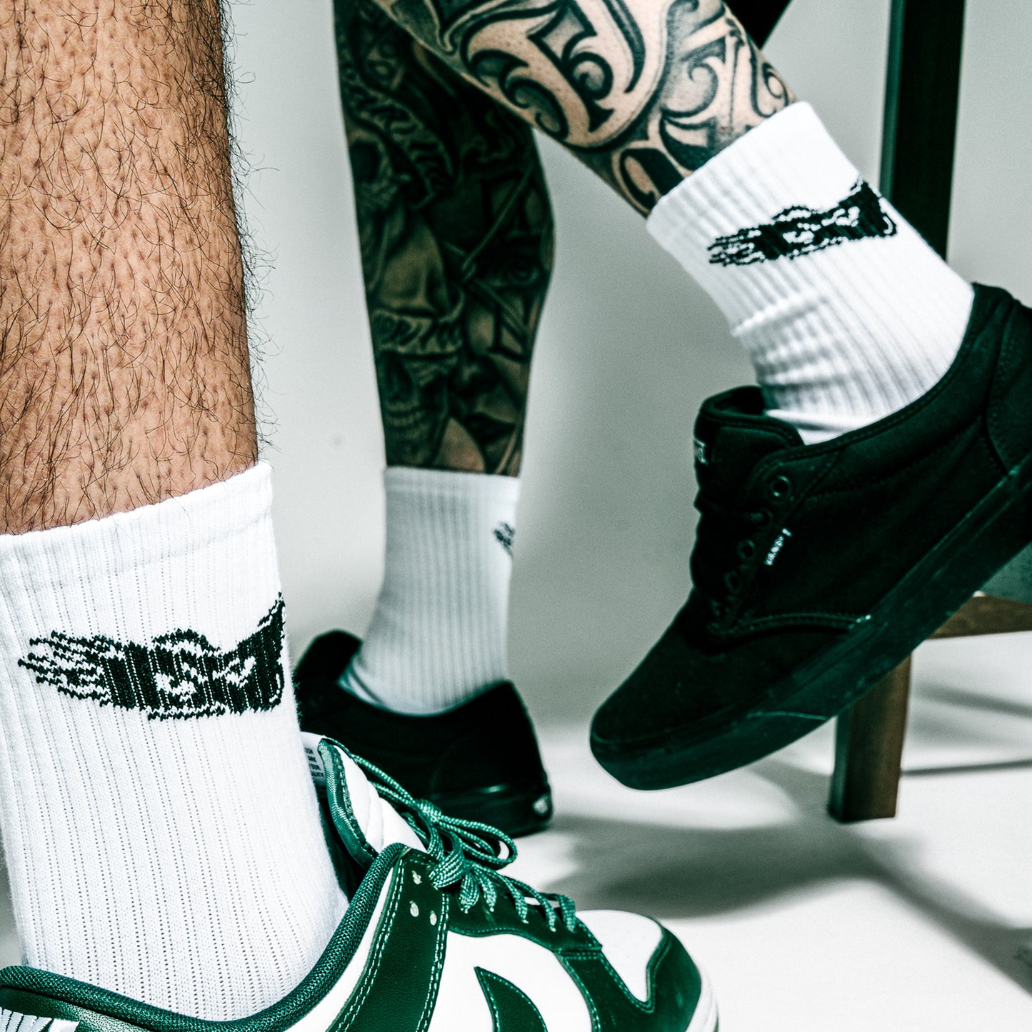 ADB White Logo Socks